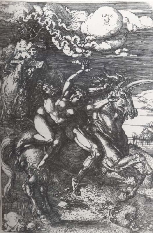 Albrecht Durer The Abduction on the Unicorn